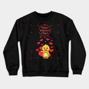 Happy Valentines Day Valentines Day Crewneck Sweatshirt